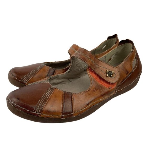 Spring Step Leather Mary Jane Walking Shoe Size 5 - Picture 1 of 8